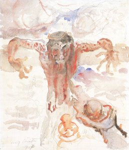 Cristo crucificado de Lovis Corinth